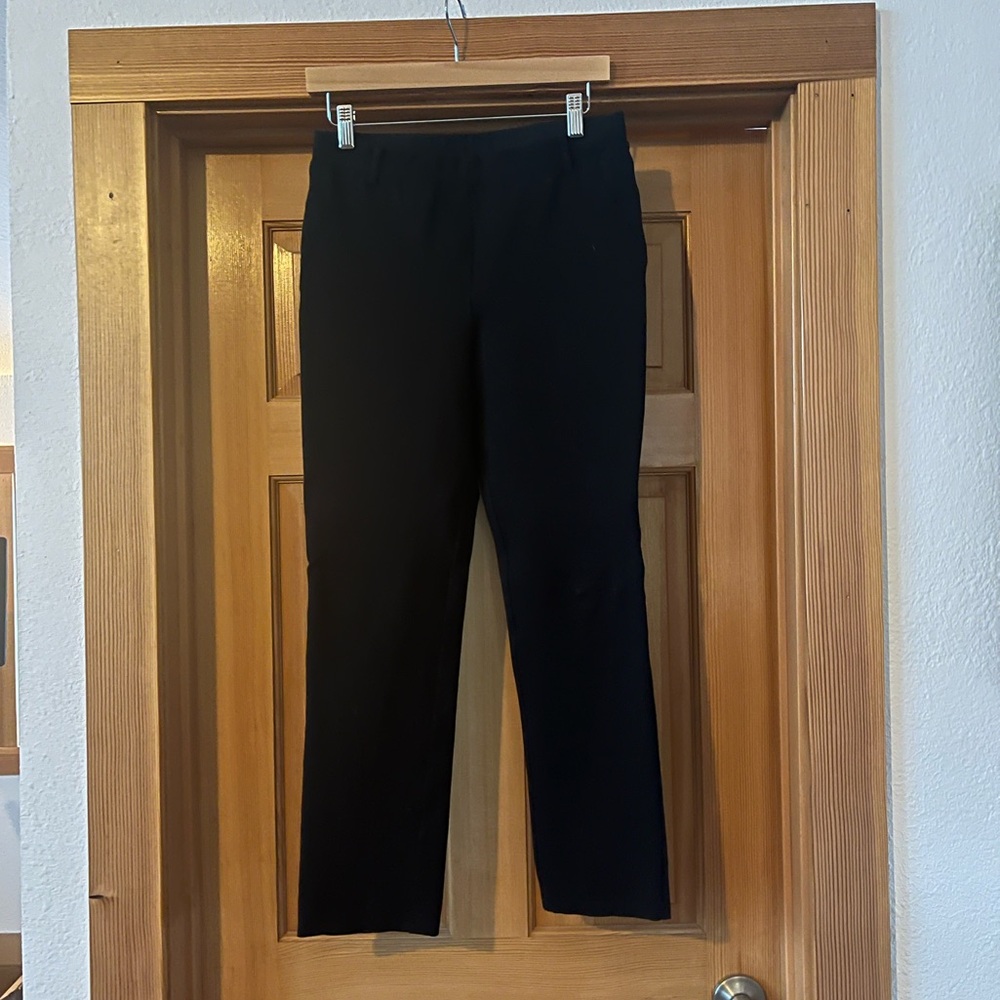 Quince Ultra-Stretch Ponte Straight Leg Pant - Petite - Picture 2 of 4